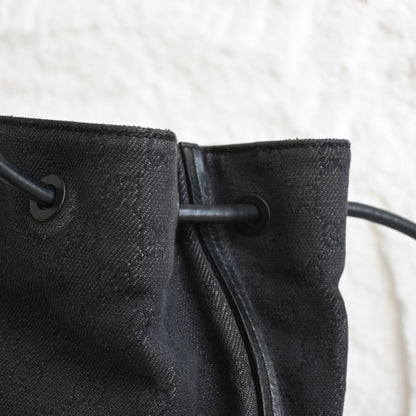 Gucci GG Black Canvas Tote