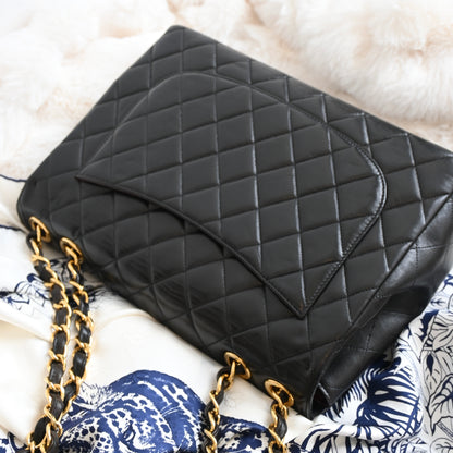 Chanel Matelassé Maxi XL Jumbo CC Flap Bag