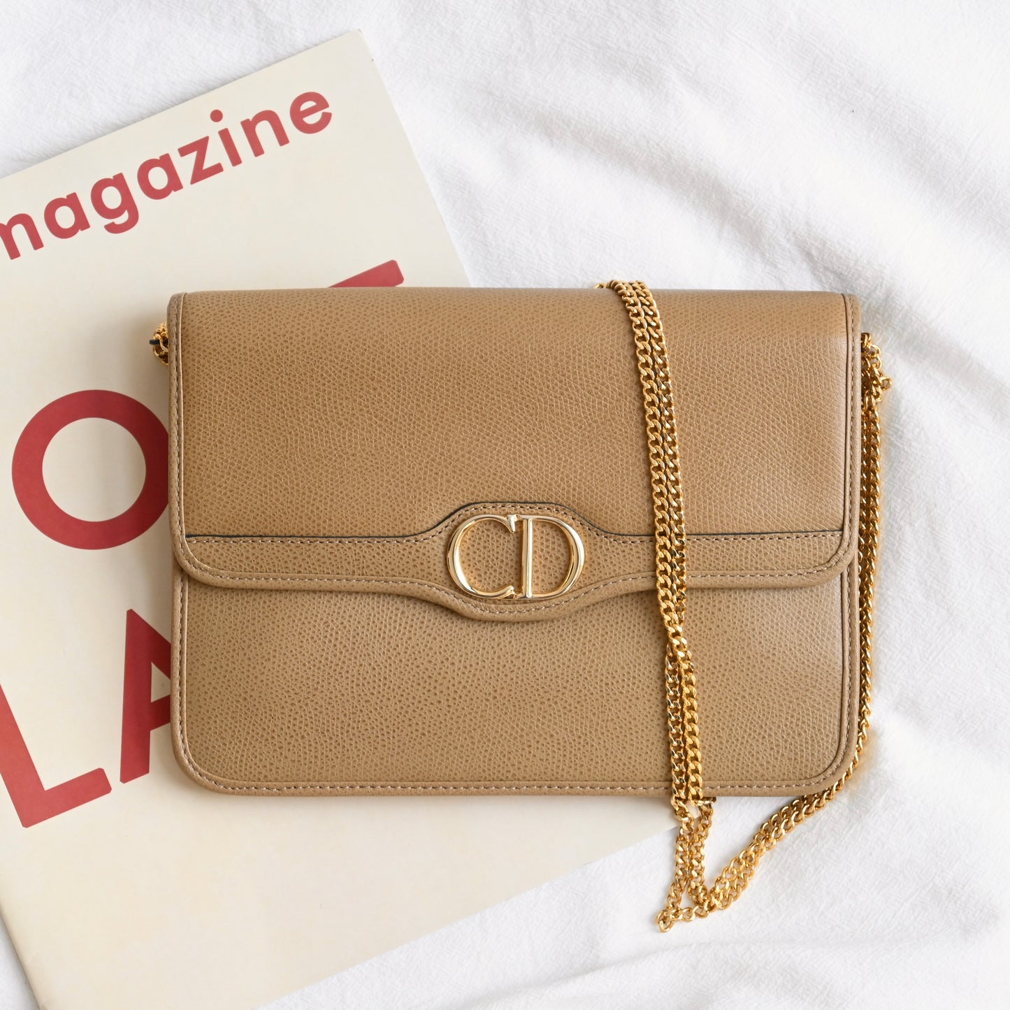 Dior CD Logo Chain Shoulder Bag