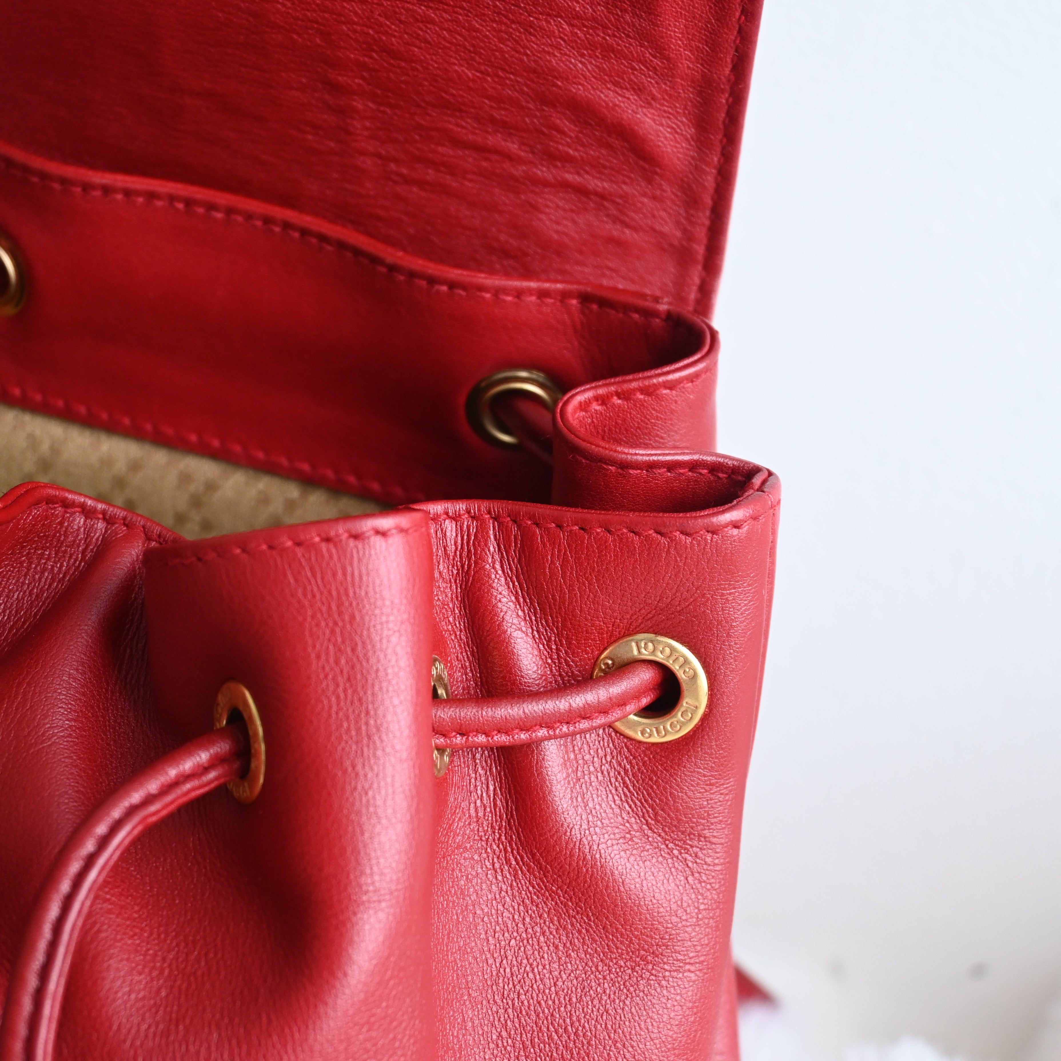 Gucci Bamboo Handle Mini Backpack - Leluxe Vintage Sdn. Bhd.