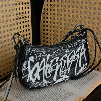 Balenciaga Le Cagole Graffiti XS Mini Bag
