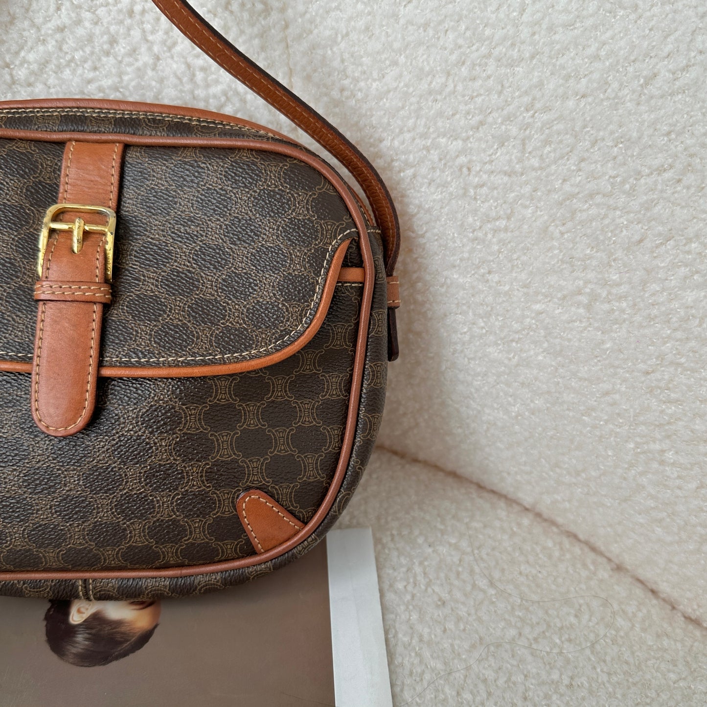 Celine Macadam Monogram Crossbody Bag