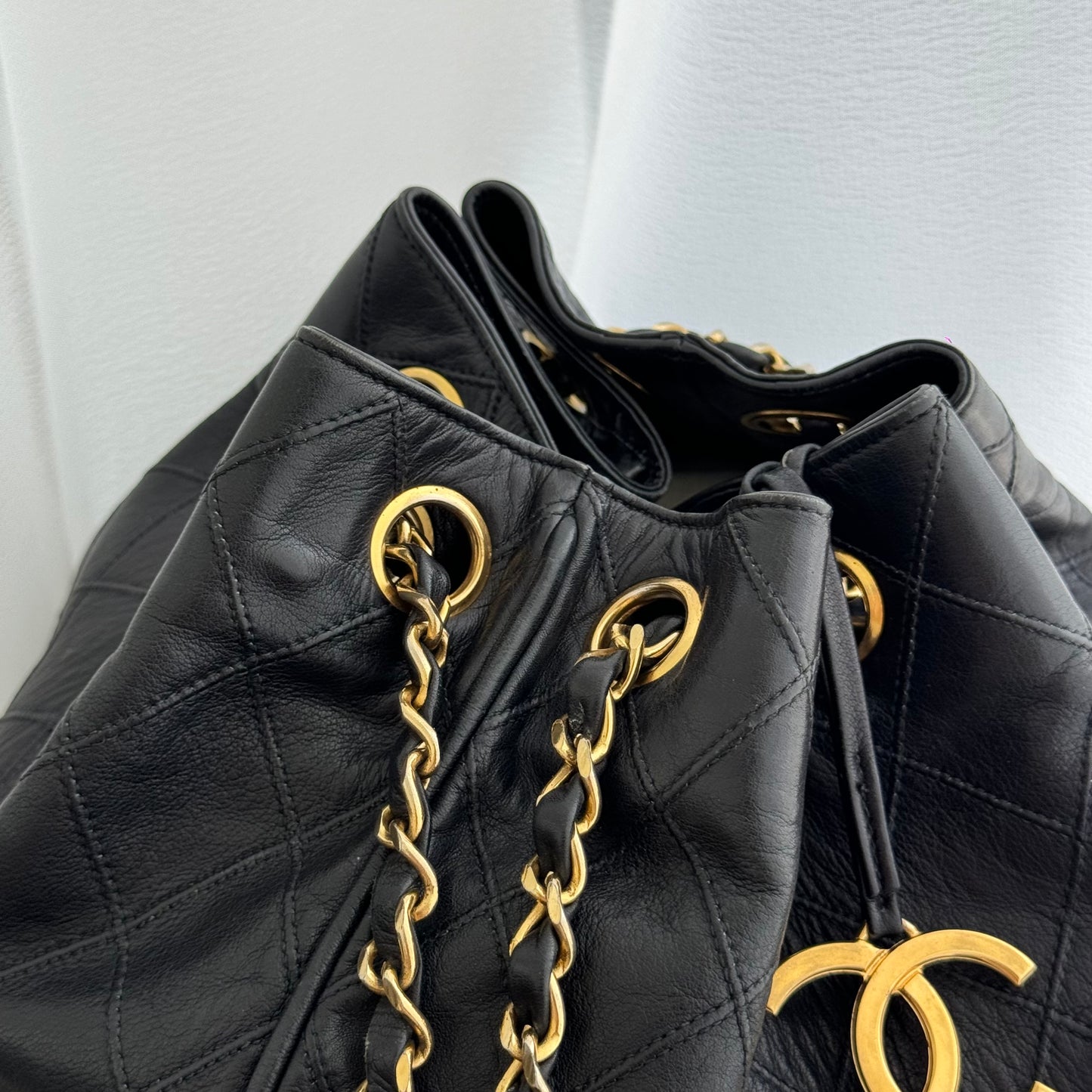 Chanel Bucket Bag Lambskin Vintage