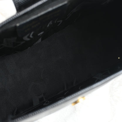 Salvatore Ferragamo Embossed Lizard Vara Tote