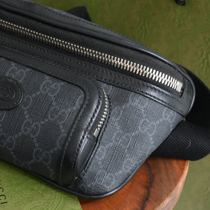 Gucci GG Surpreme Belt Bag Black
