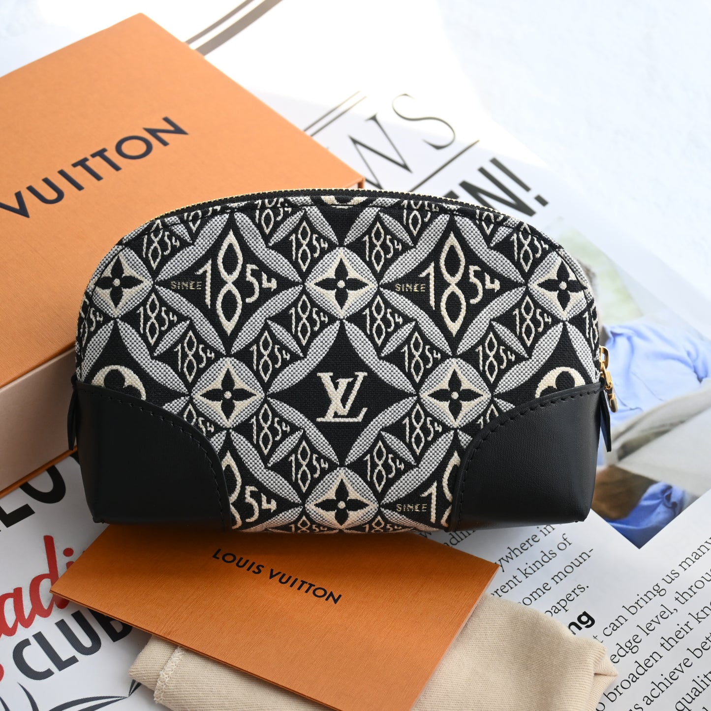 Louis Vuitton Jacquard Since 1854 Cosmetic Pouch