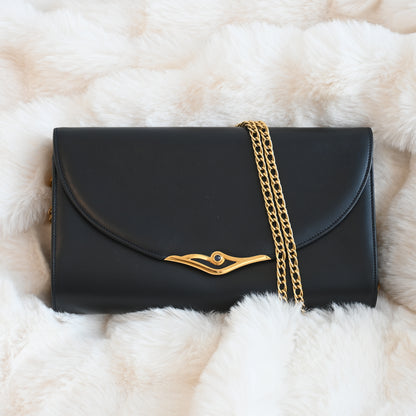 Cartier Sapphire Chain Shoulder Bag