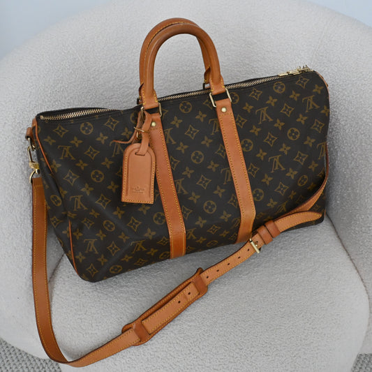 Louis Vuitton Keepall 45 with strap