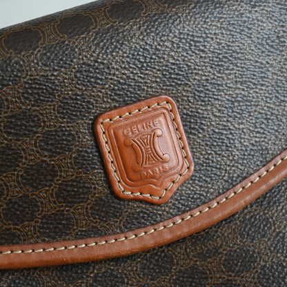 Celine Macadam Top Handle Kelly Bag