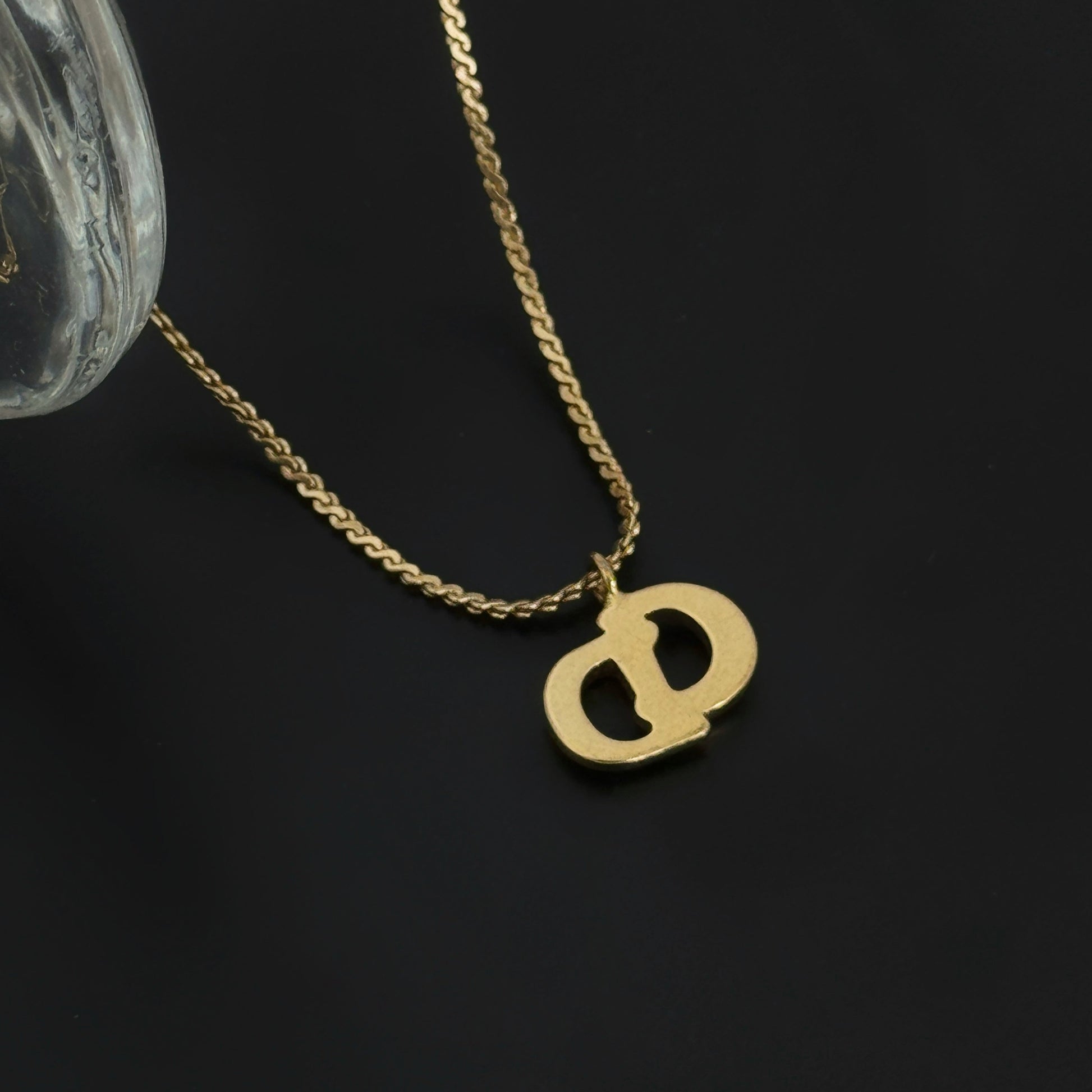 Christian Dior CD necklace vintage - Leluxe Vintage Sdn. Bhd.