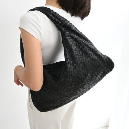 Bottega Veneta Dark Brown Hobo Bag Large