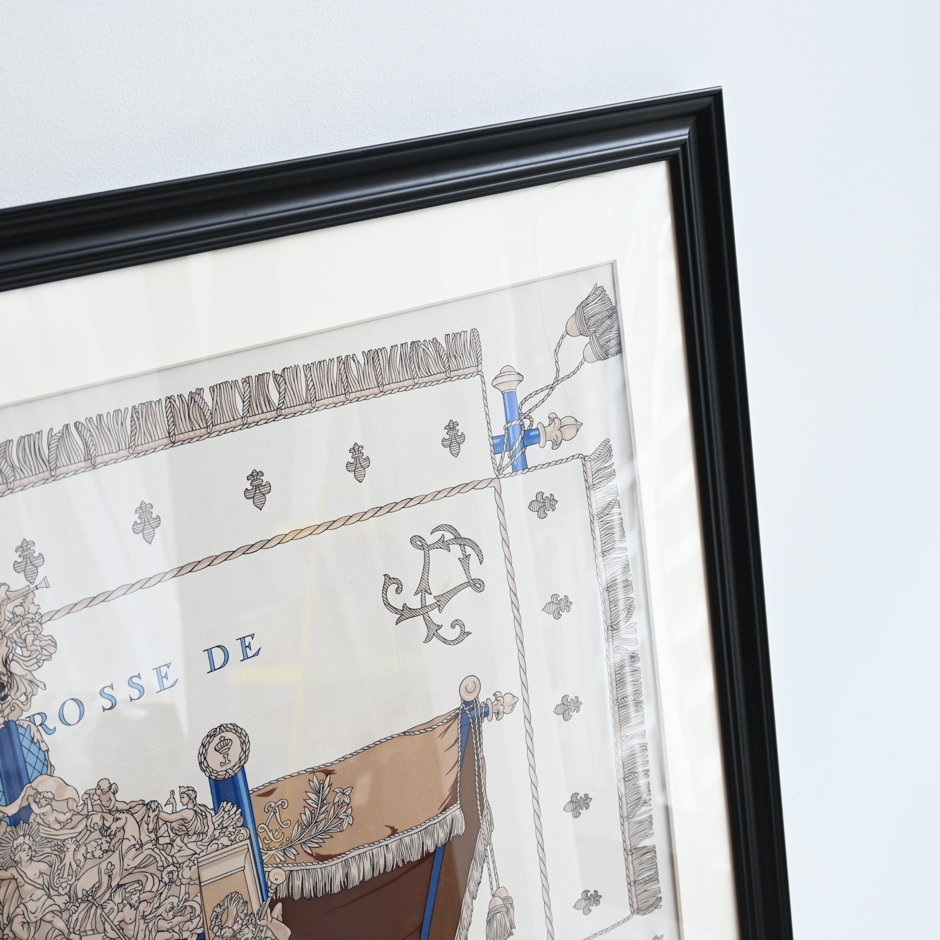 Hermès 'Vue du Carosse de la Galère la Réale' Silk Scarf - Leluxe Vintage Sdn. Bhd.