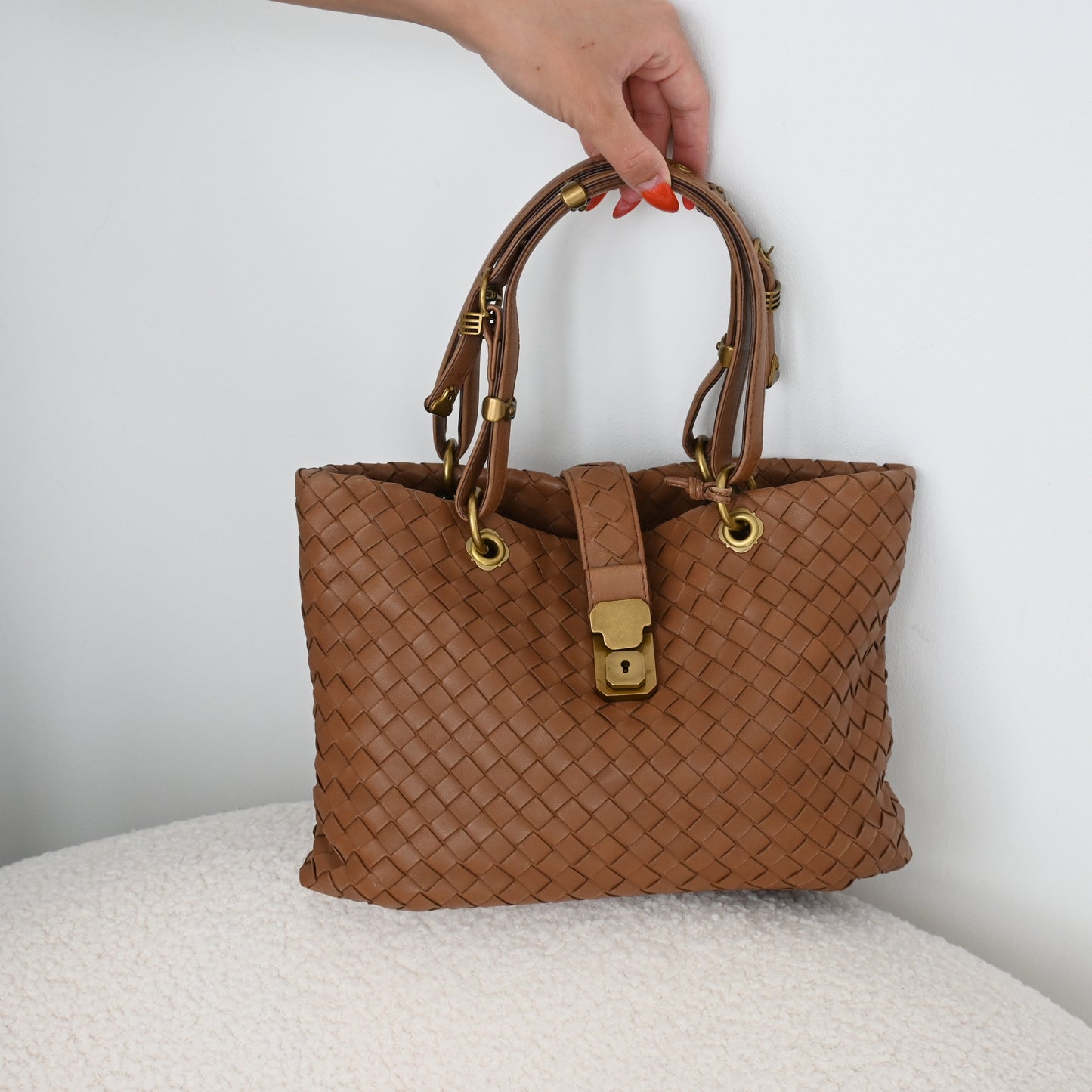 Bottega Veneta Intrecciato Mini Capri Tote