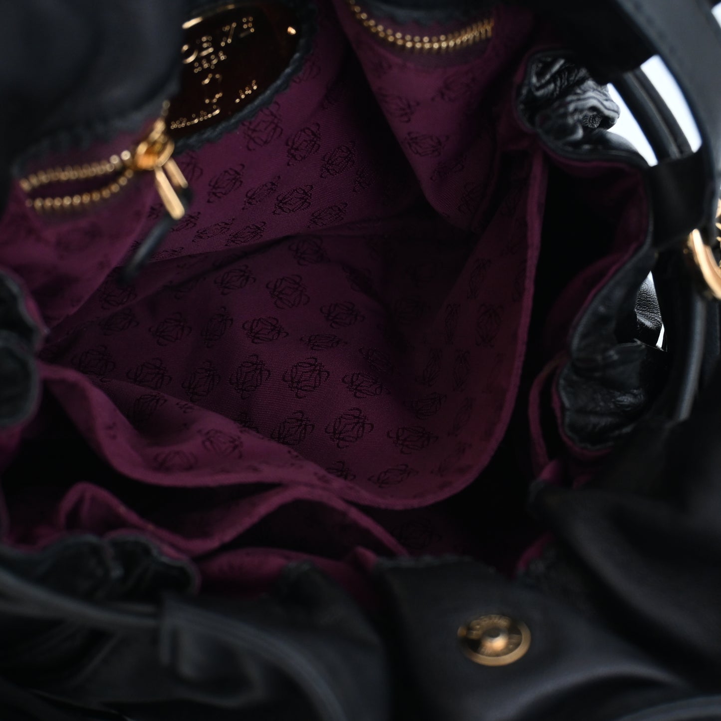 Loewe Flamenco Tassel Small Drawstring Bag