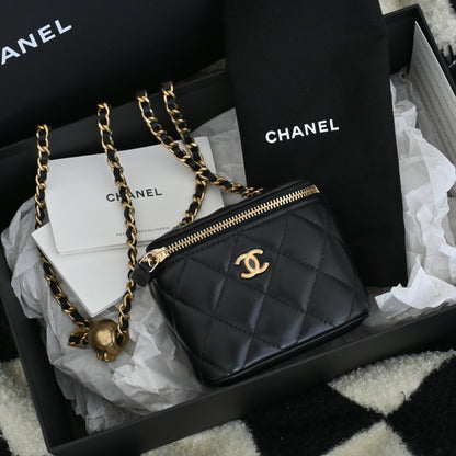 Chanel Mini Vanity Case Pearl Crush