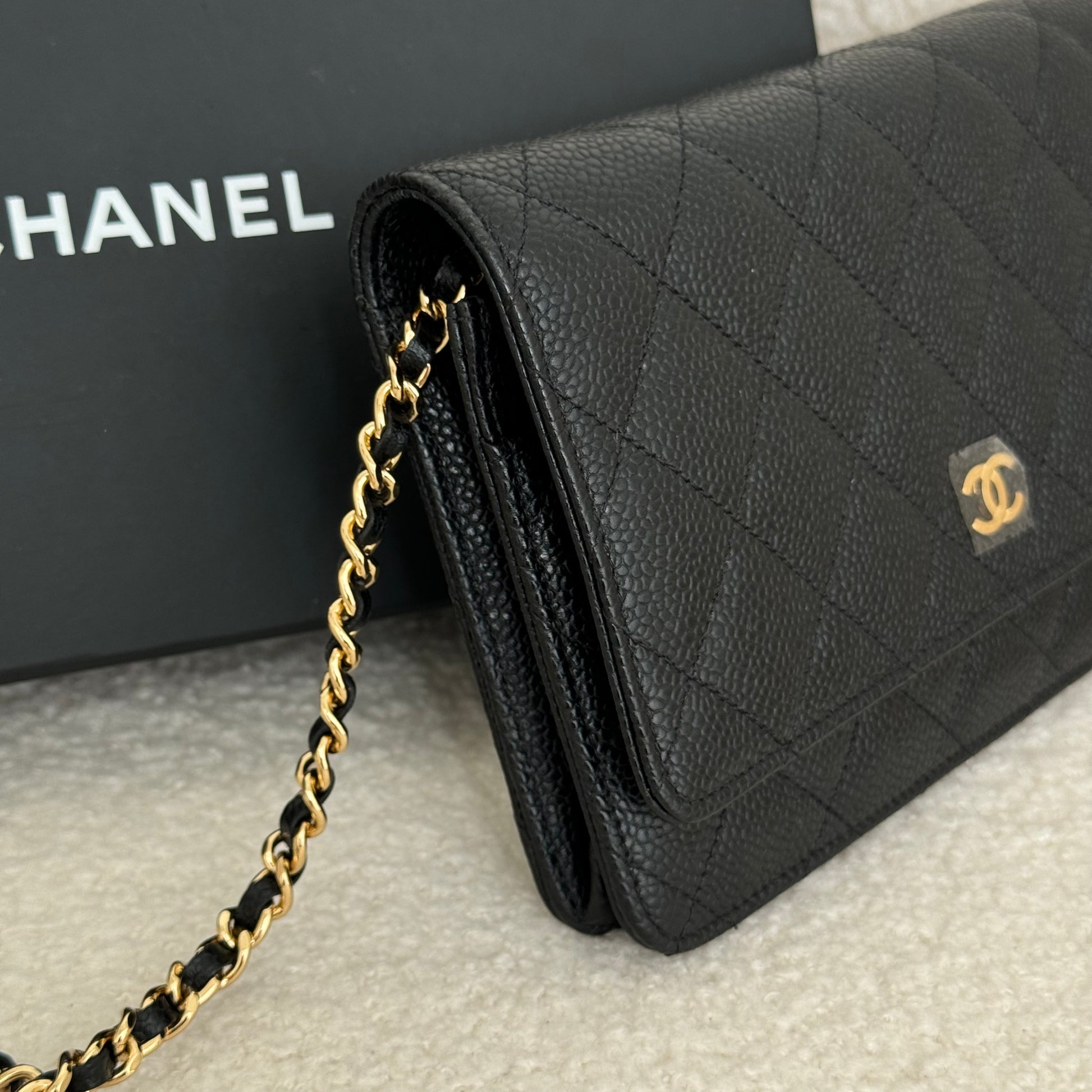Chanel Wallet On Chain Caviar Leather – Leluxe Vintage