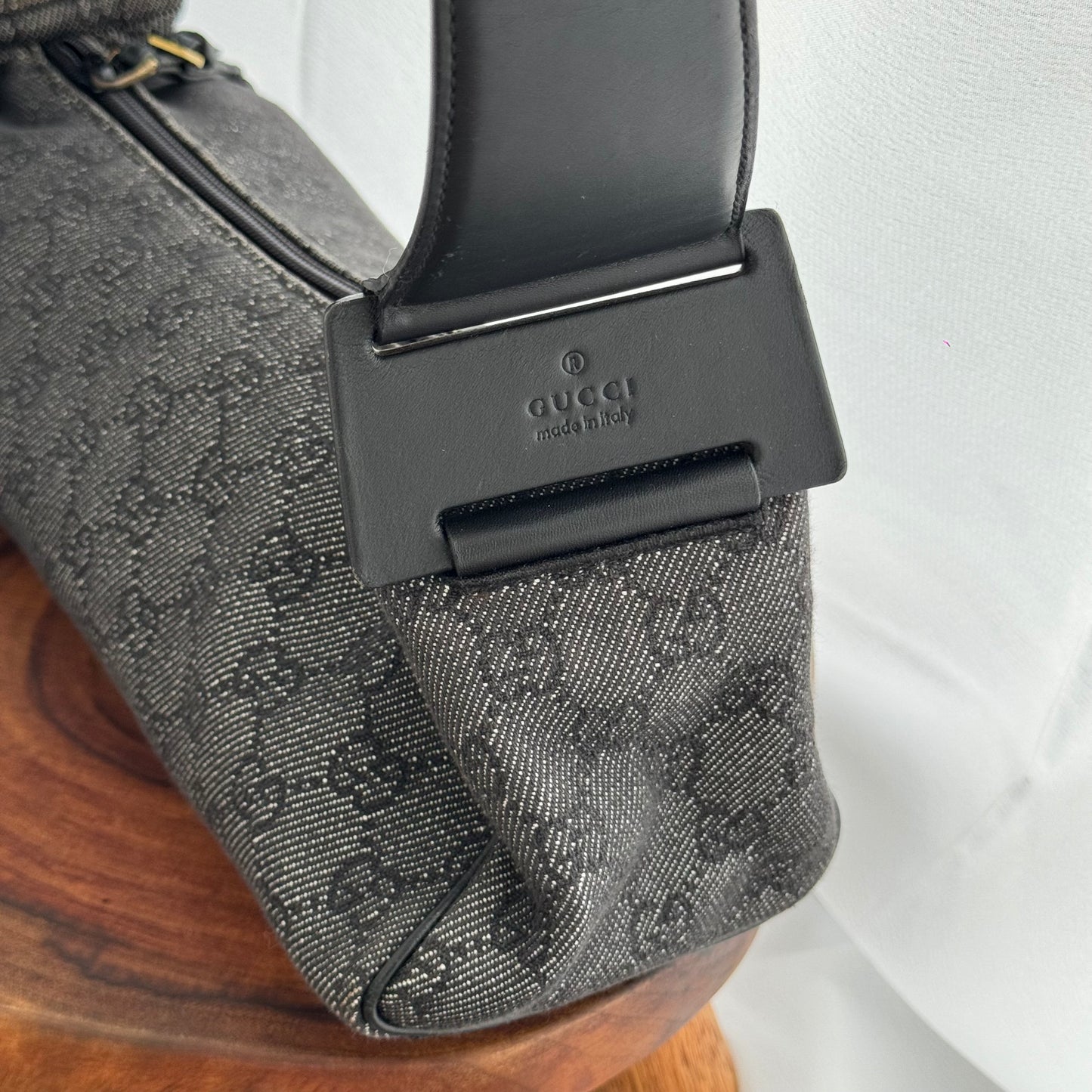 Gucci Black Baguette Bag