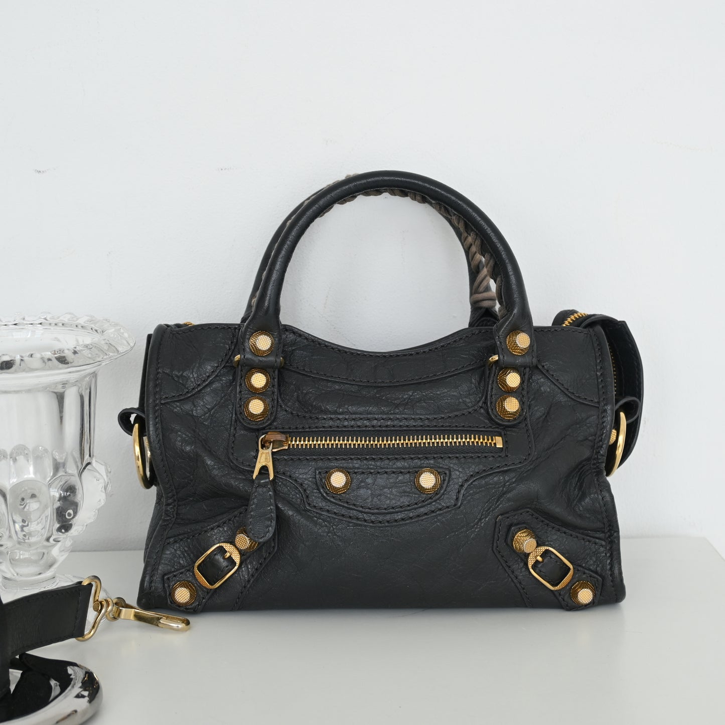 Balenciaga Mini City with GHW