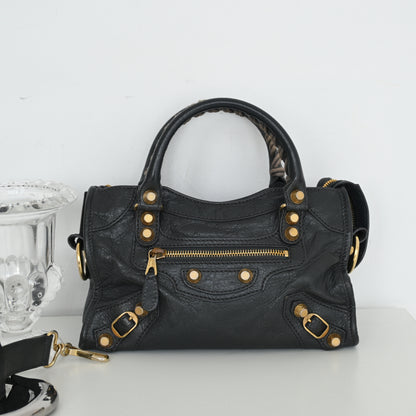 Balenciaga Mini City with GHW