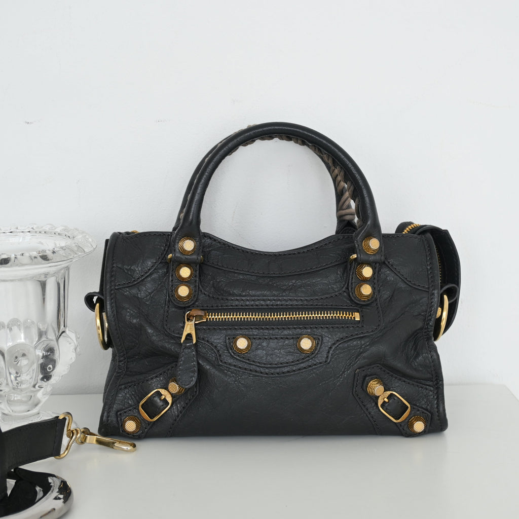 Balenciaga Mini City with GHW