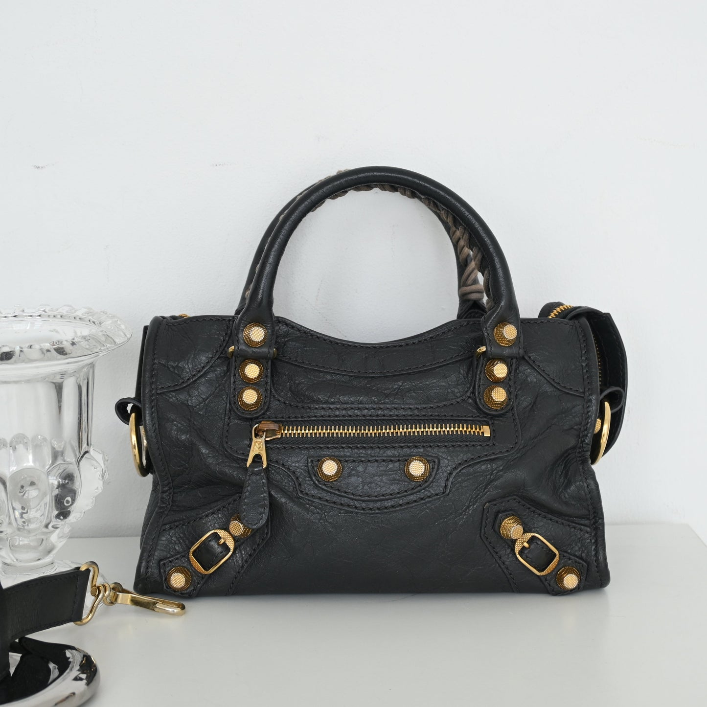 Balenciaga Mini City with GHW