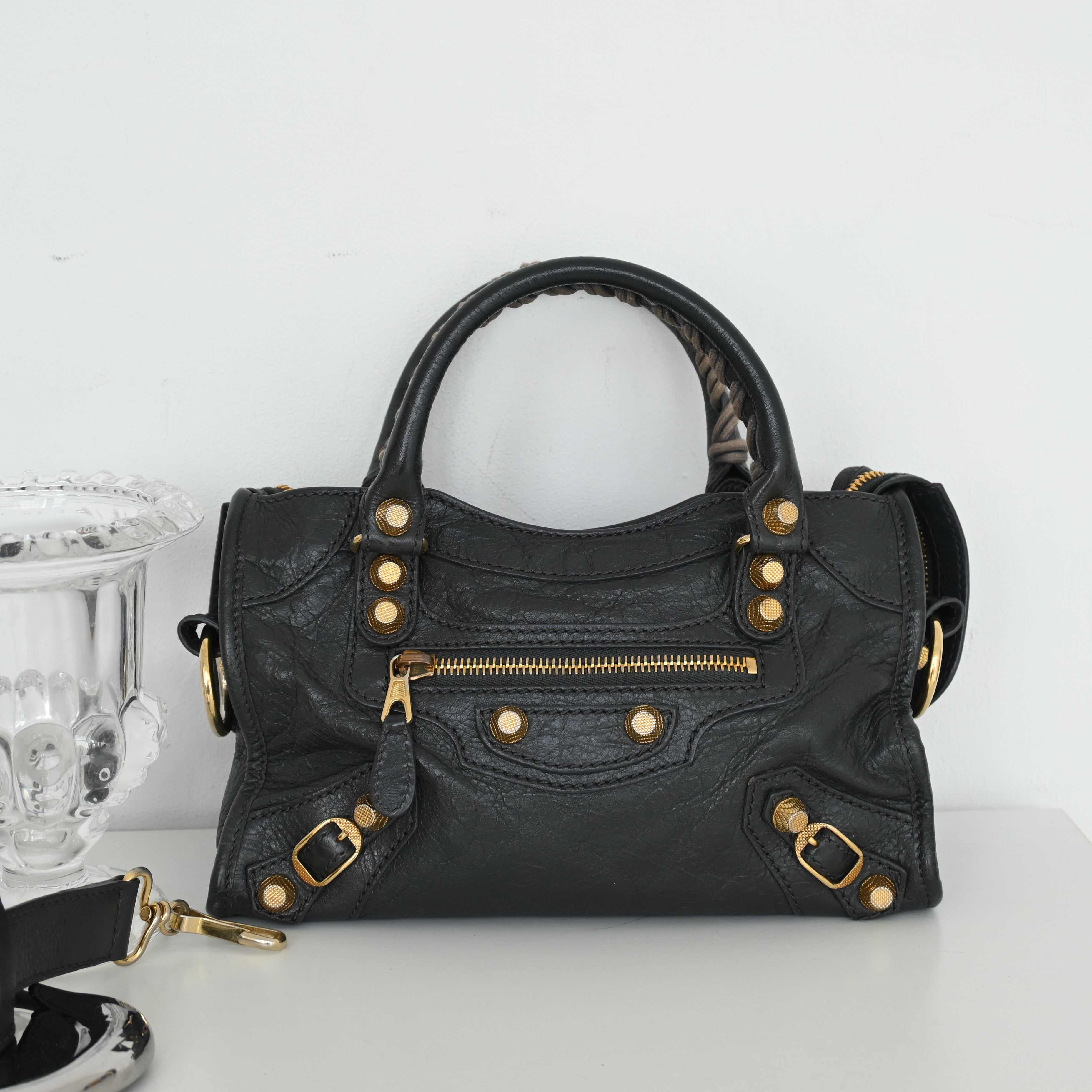 Balenciaga Mini City with GHW