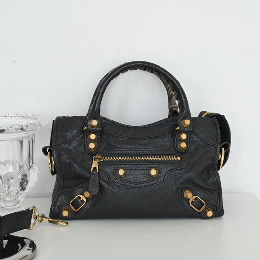 Balenciaga Mini City with GHW
