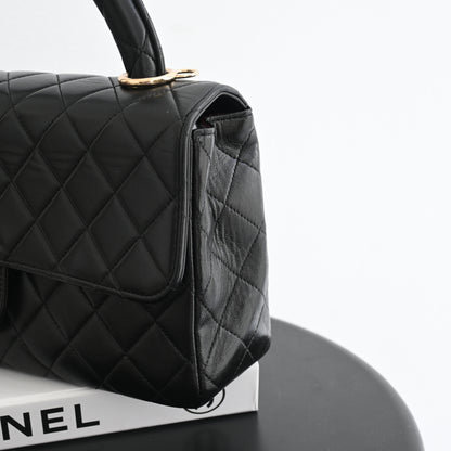 Chanel Top Handle Kelly Parent Flap Bag