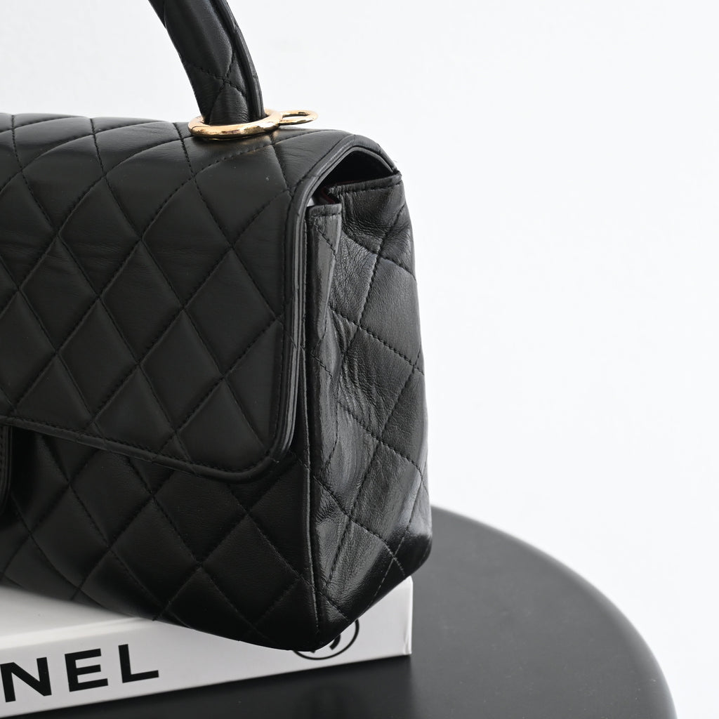 Chanel Top Handle Kelly Parent Flap Bag - Leluxe Vintage Sdn. Bhd.