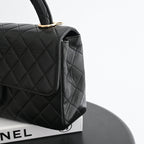 Chanel Top Handle Kelly Parent Flap Bag - Leluxe Vintage Sdn. Bhd.