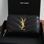 YSL Cassandre Matelasse Coin Card Wallet