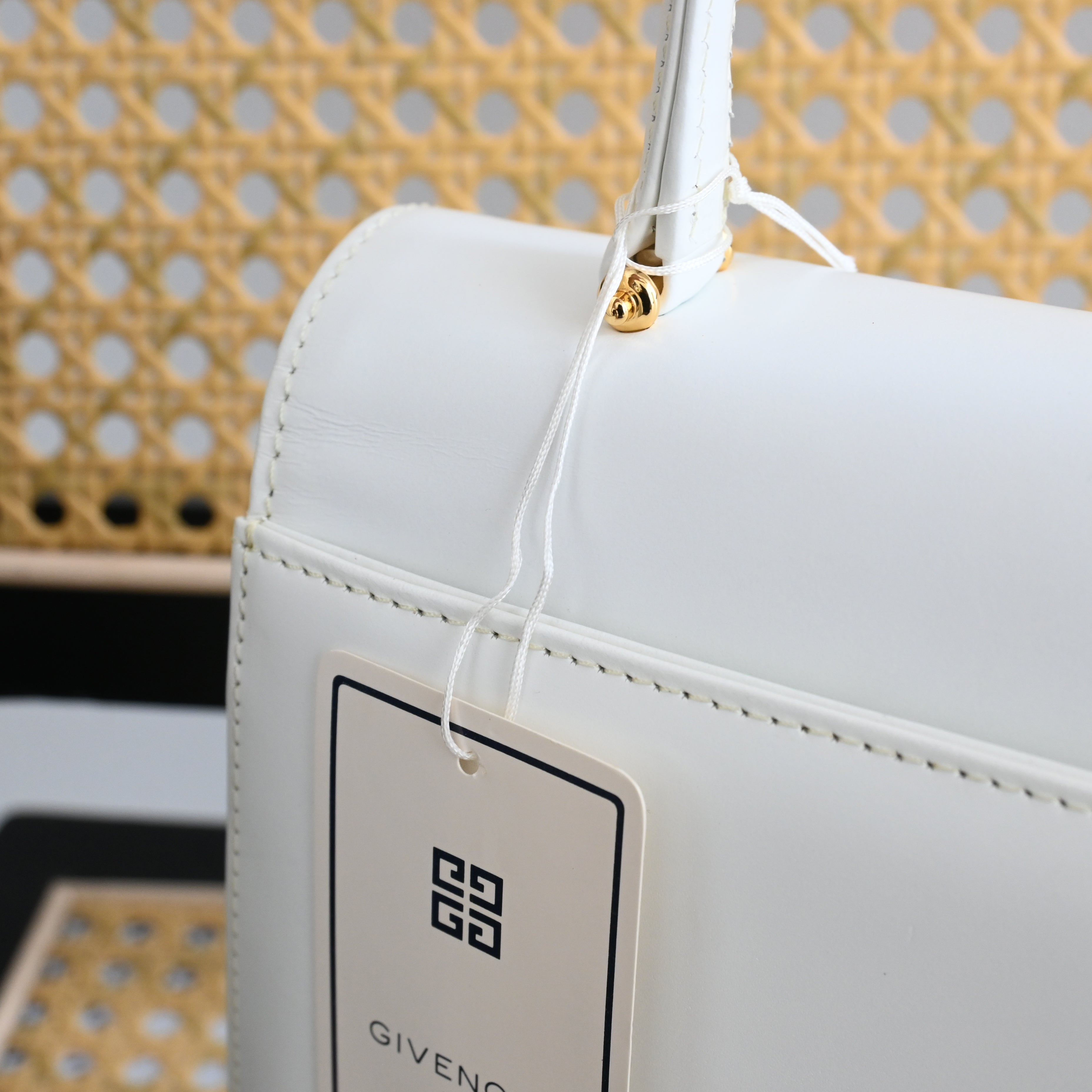 Givenchy Kelly White Calfskin
