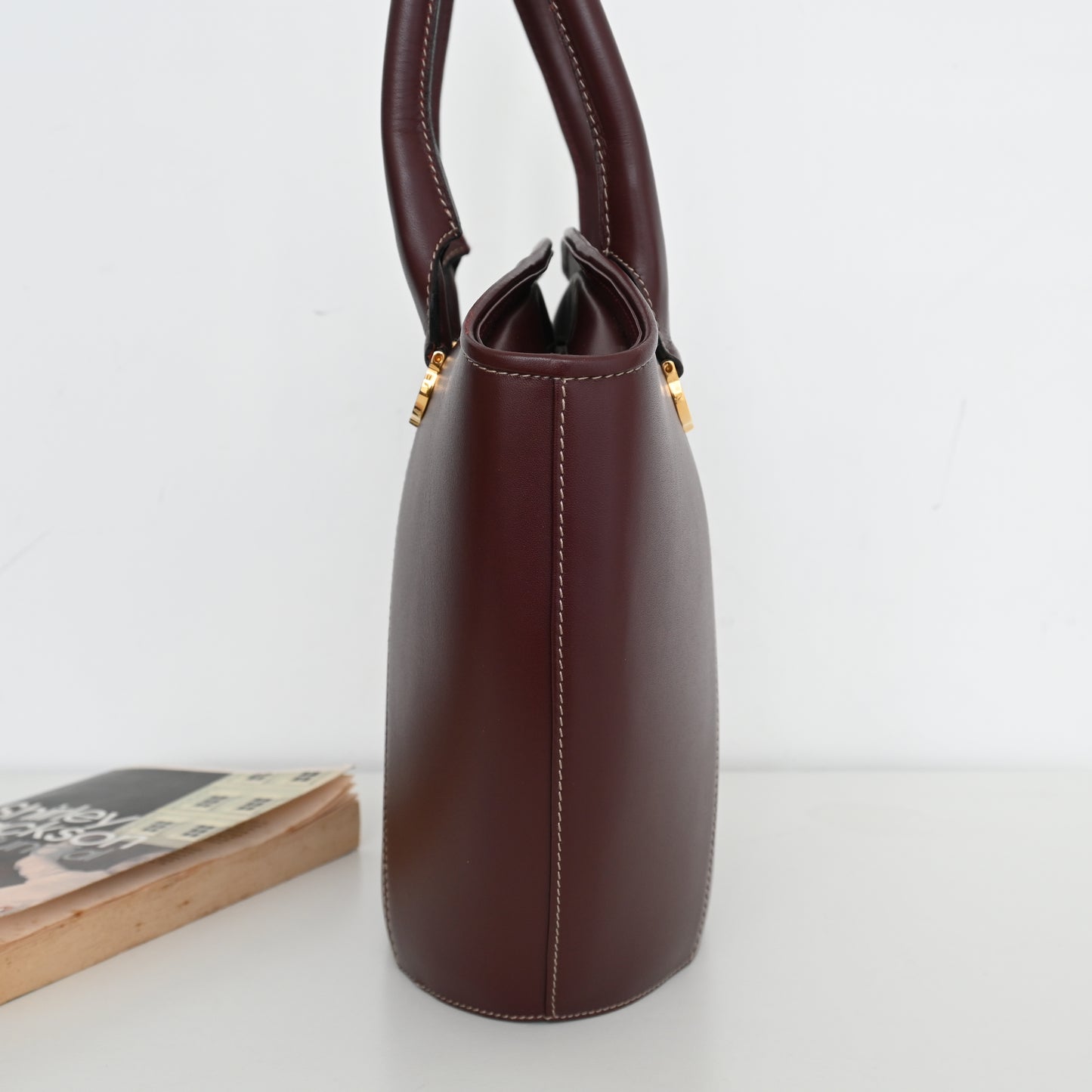 Must de Cartier Burgundy Tote