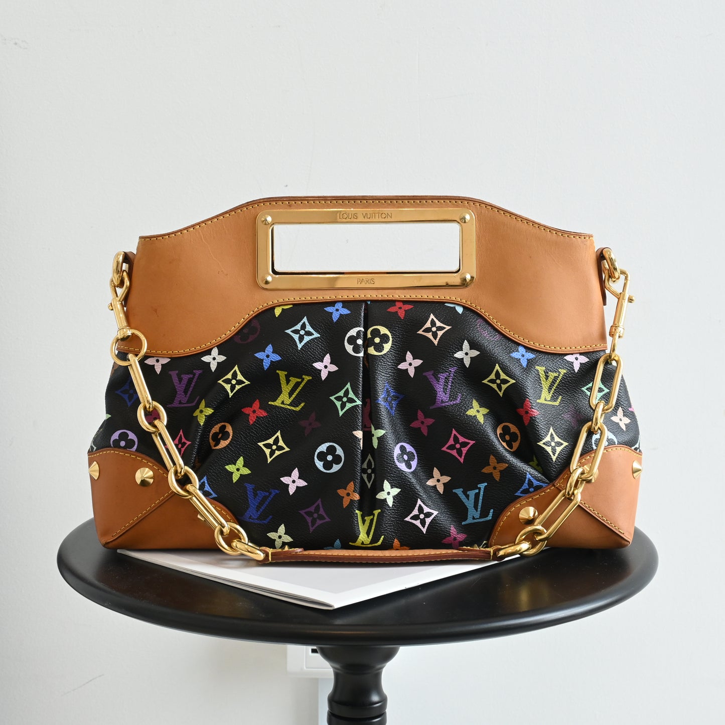 Louis Vuitton Black Multicolour Judy MM
