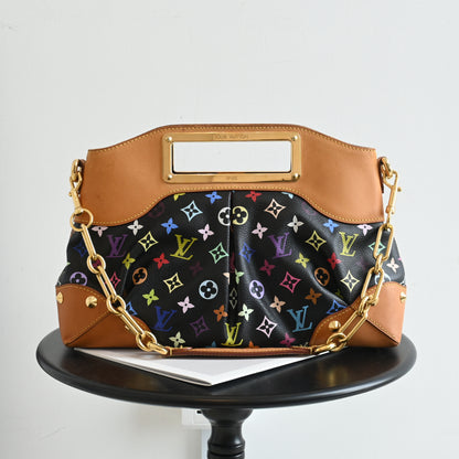 Louis Vuitton Black Multicolour Judy MM