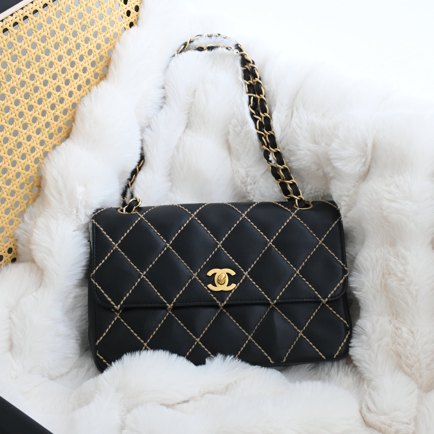 Chanel Wild Stitch Flap Chain Bag