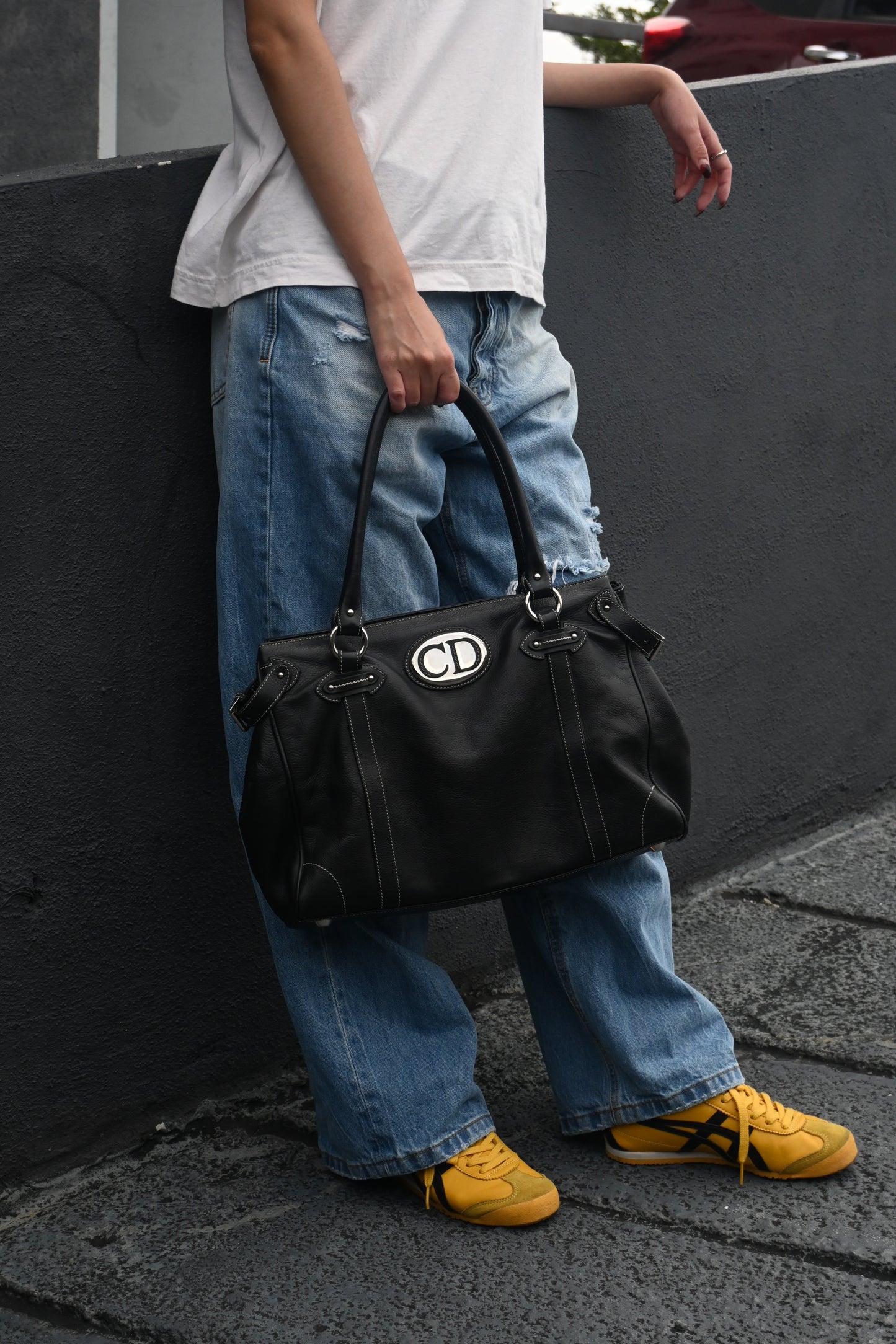 Christian Dior Germain Medium Satchel 2006s - Leluxe Vintage Sdn. Bhd.
