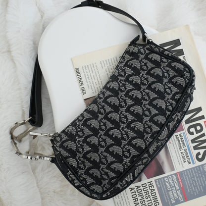 Dior D Charm Trotter Shoulder Bag - Leluxe Vintage Sdn. Bhd.