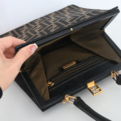 Fendi Zucca Monogram Top Handle Tote