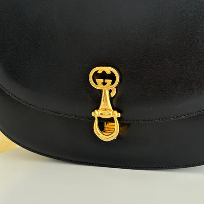 Old Gucci Saddle Shoulder Bag