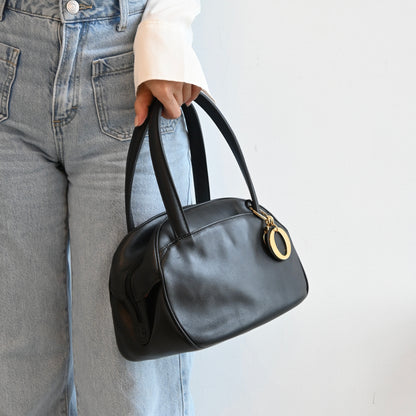 Christian Dior Bowling Bag with Dior Charm