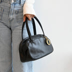 Christian Dior Bowling Bag with Dior Charm