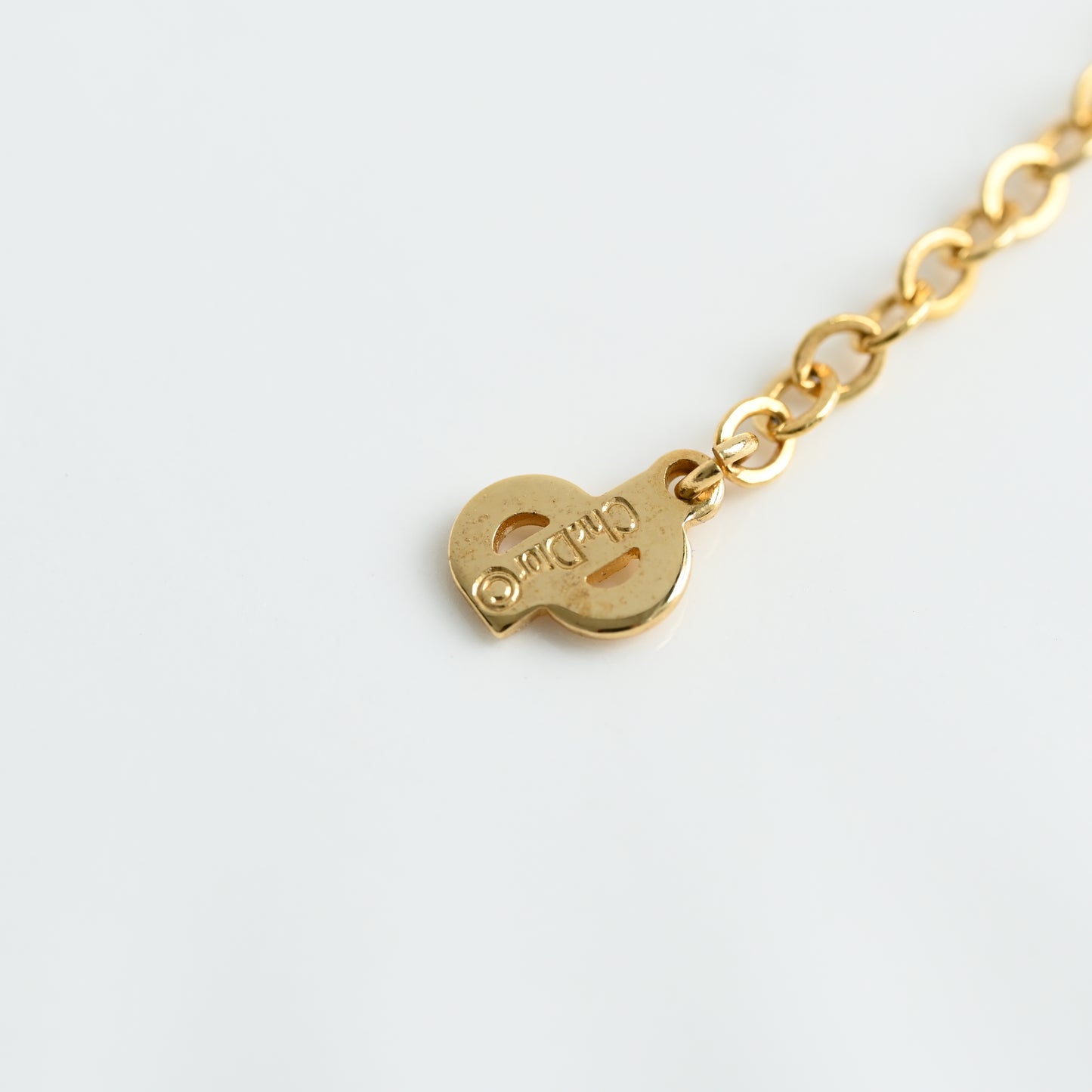 Christian Dior Vintage Oval Necklace Earclips Set