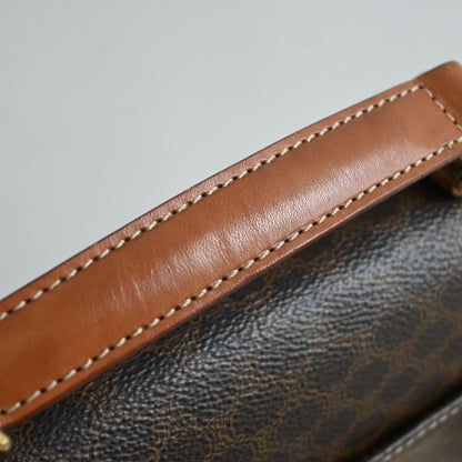 Celine Macadam Top Handle Kelly Bag