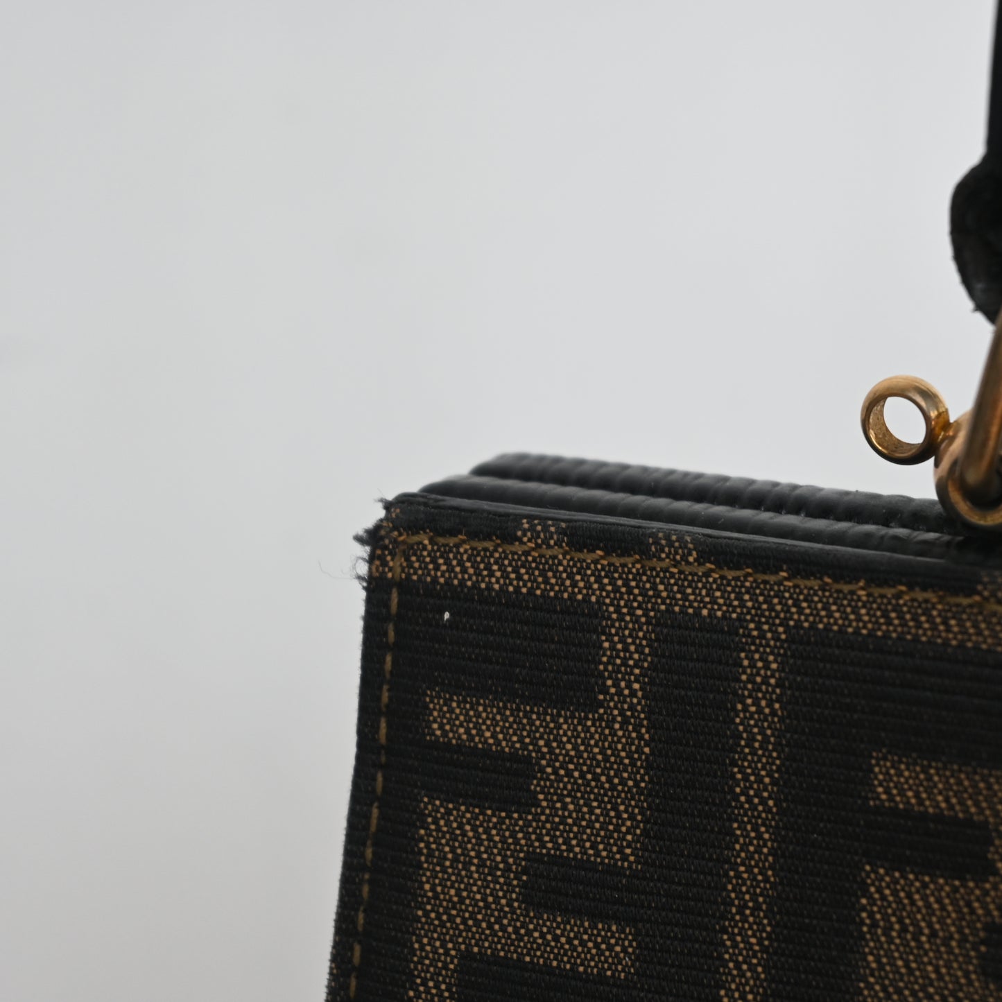 Fendi Zucca Monogram Top Handle Tote