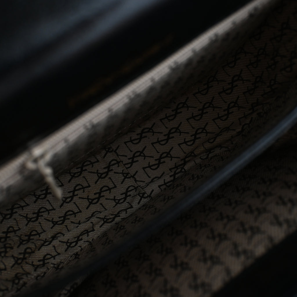 YSL Crossbody Lizard Embossed Leather - Leluxe Vintage Sdn. Bhd.