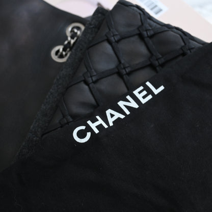 Chanel Lambskin Canebiers Net Flap Bag Small