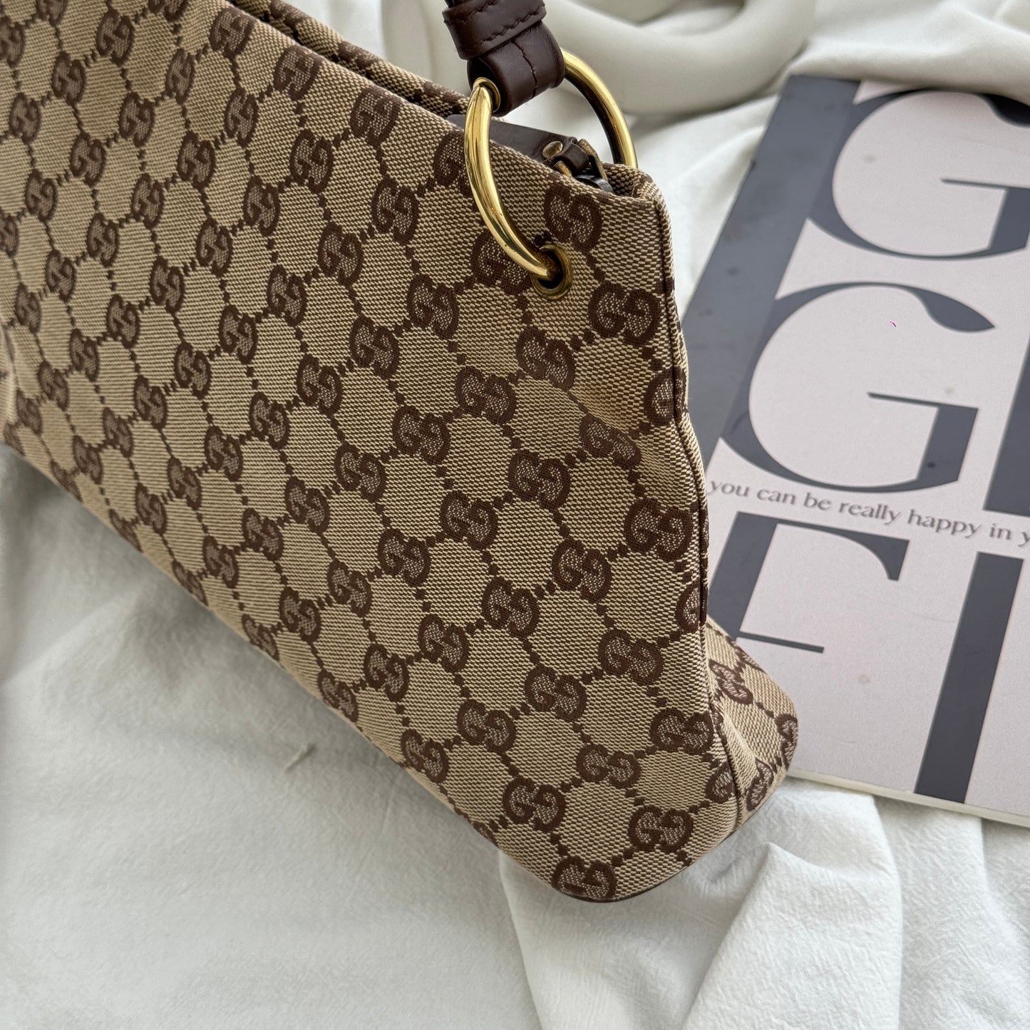 Gucci GG Canvas Monogram Shoulder Bag