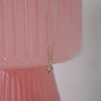 Tiffany Return To Tiffany Double Heart Tag Necklace Red