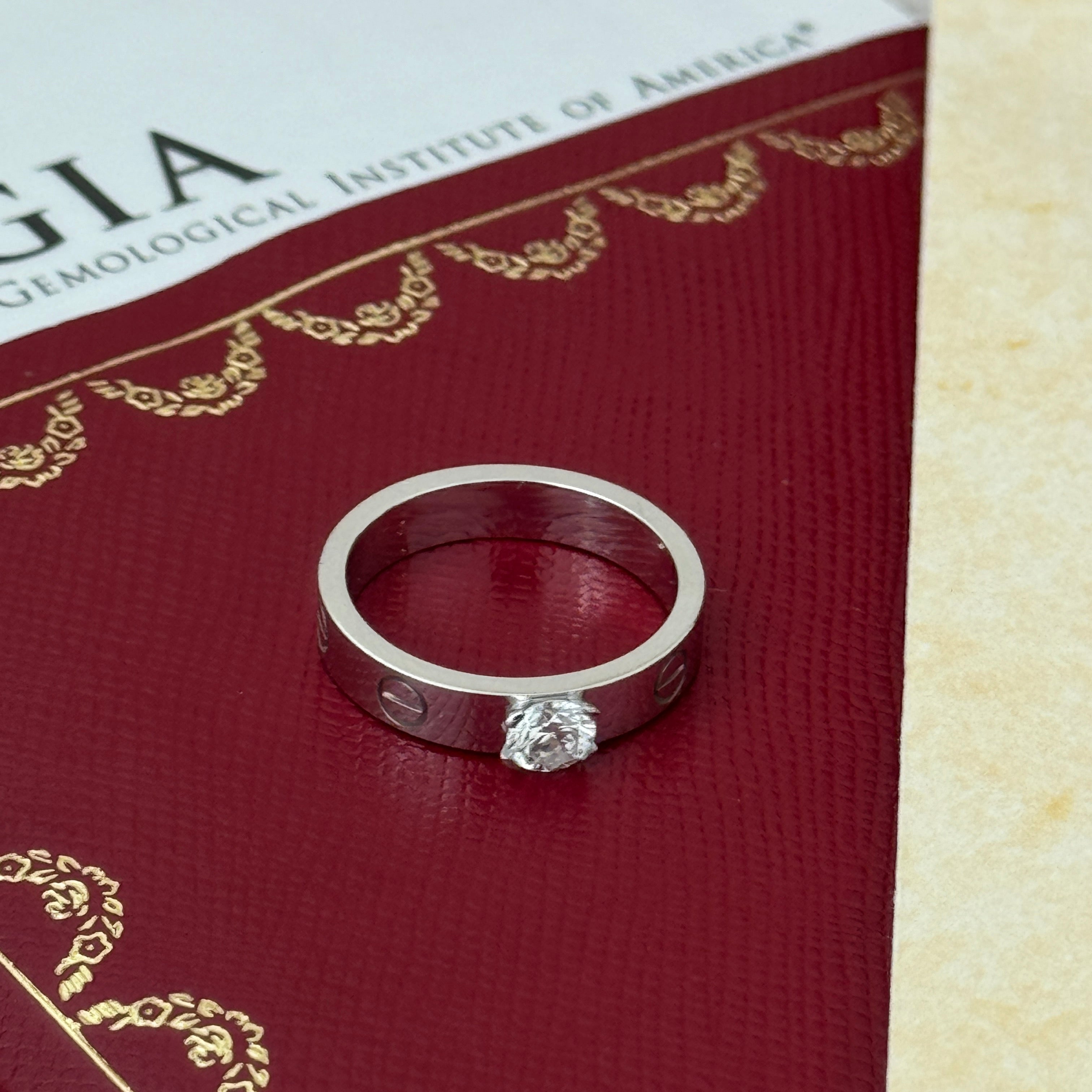 Cartier Love Solitaire Ring - Leluxe Vintage Sdn. Bhd.